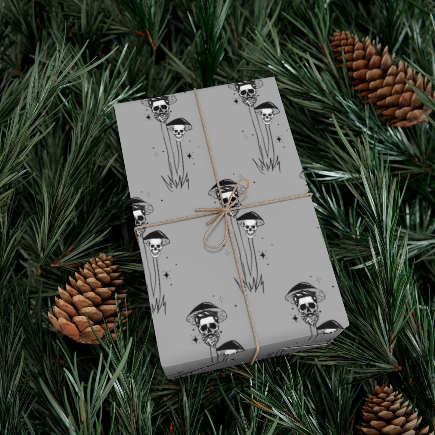 Spooky mushroom Gift Wrap Papers