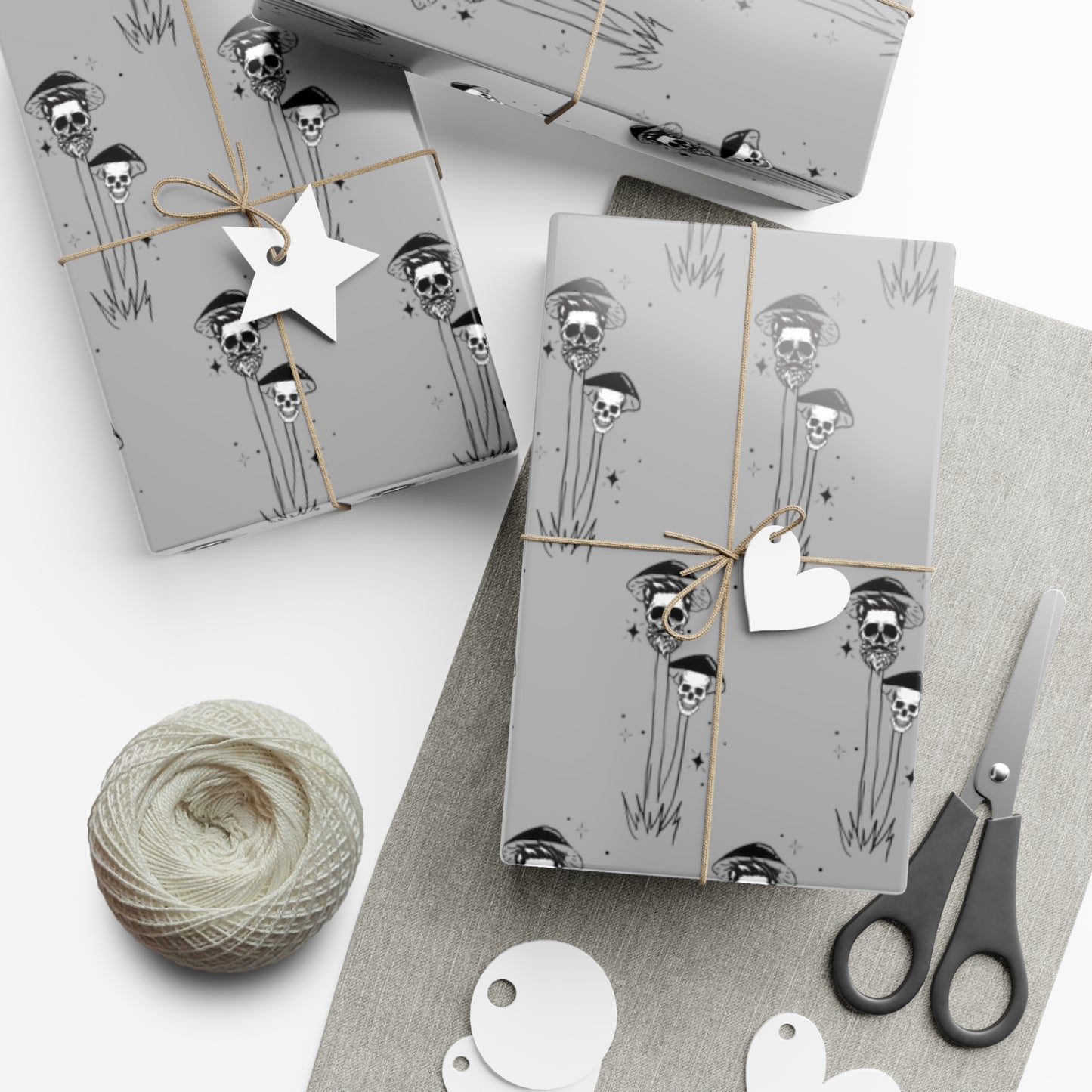 Spooky mushroom Gift Wrap Papers