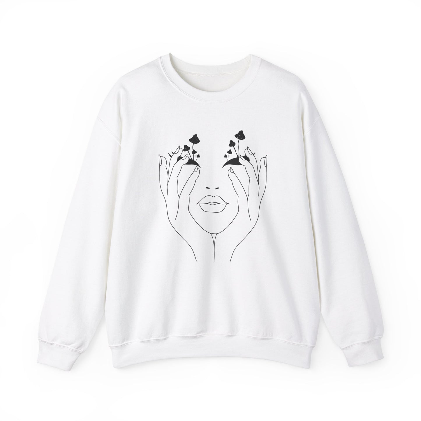 Mushroom obsession- Unisex Heavy Blend™ Crewneck Sweatshirt
