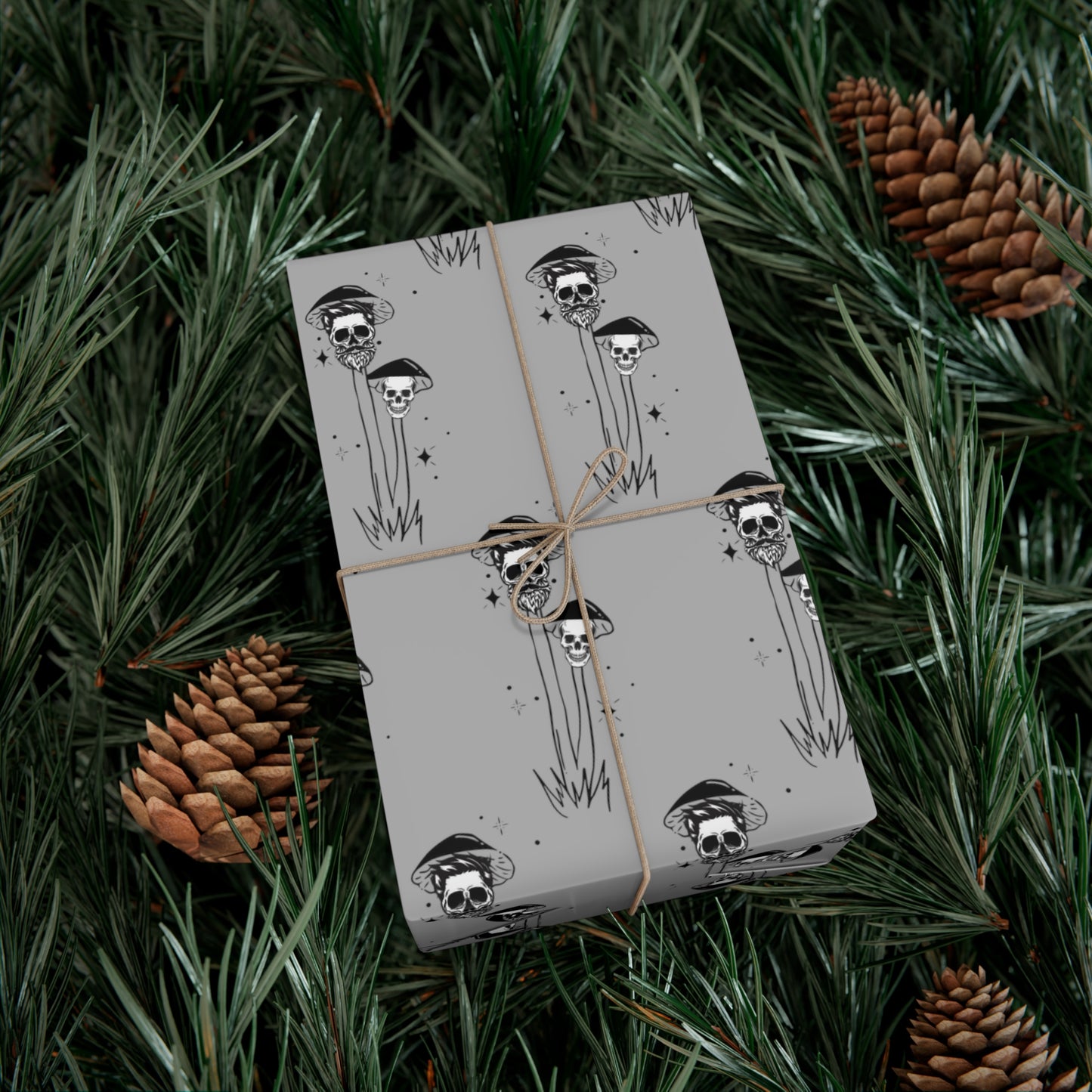 Spooky mushroom Gift Wrap Papers