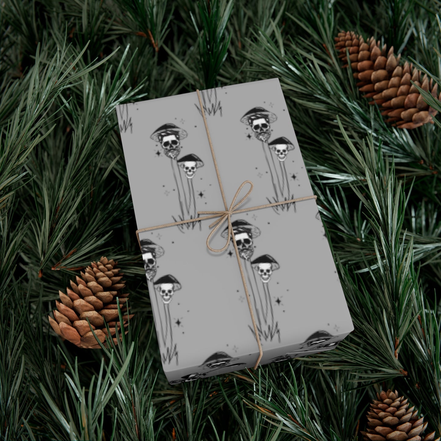 Spooky mushroom Gift Wrap Papers