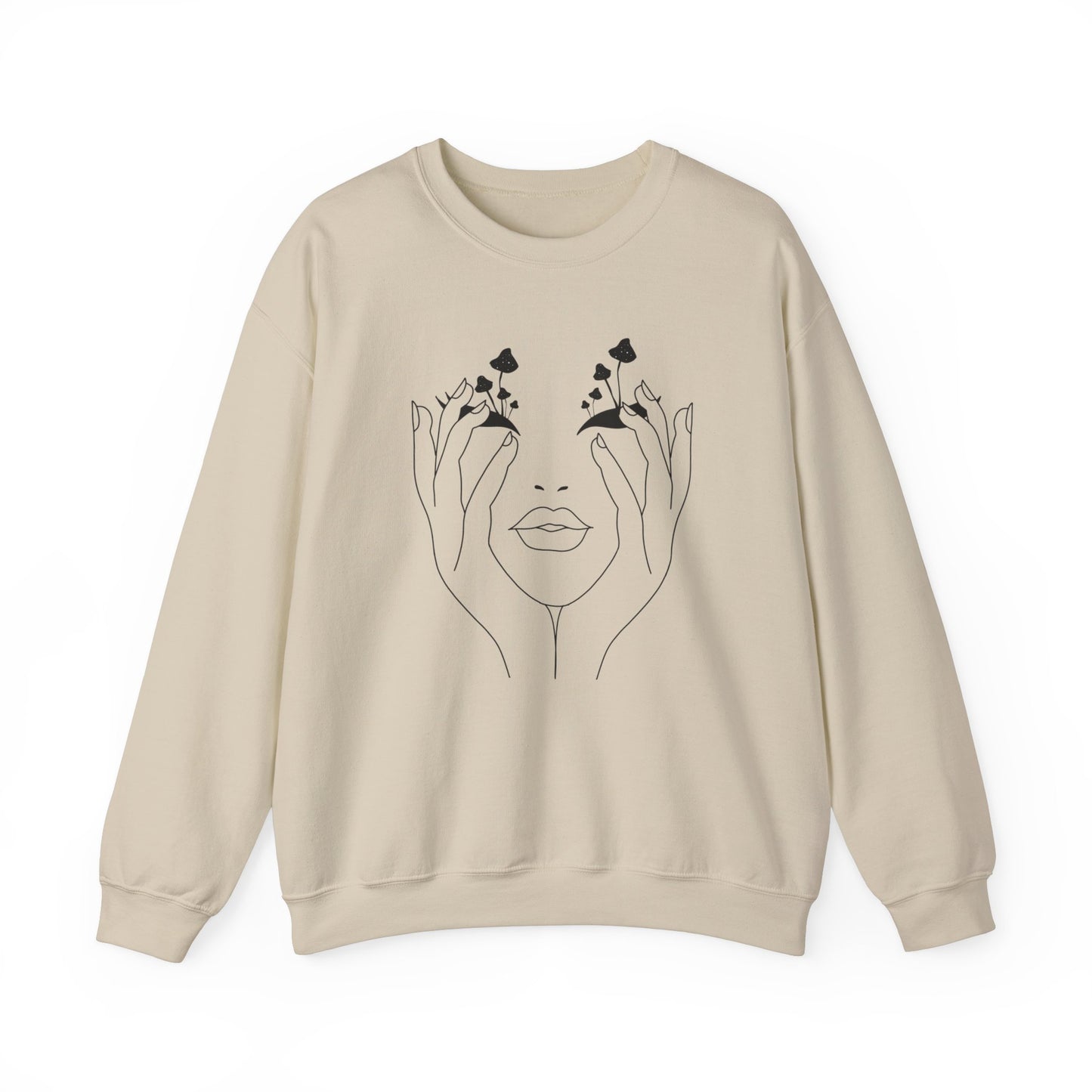 Mushroom obsession- Unisex Heavy Blend™ Crewneck Sweatshirt
