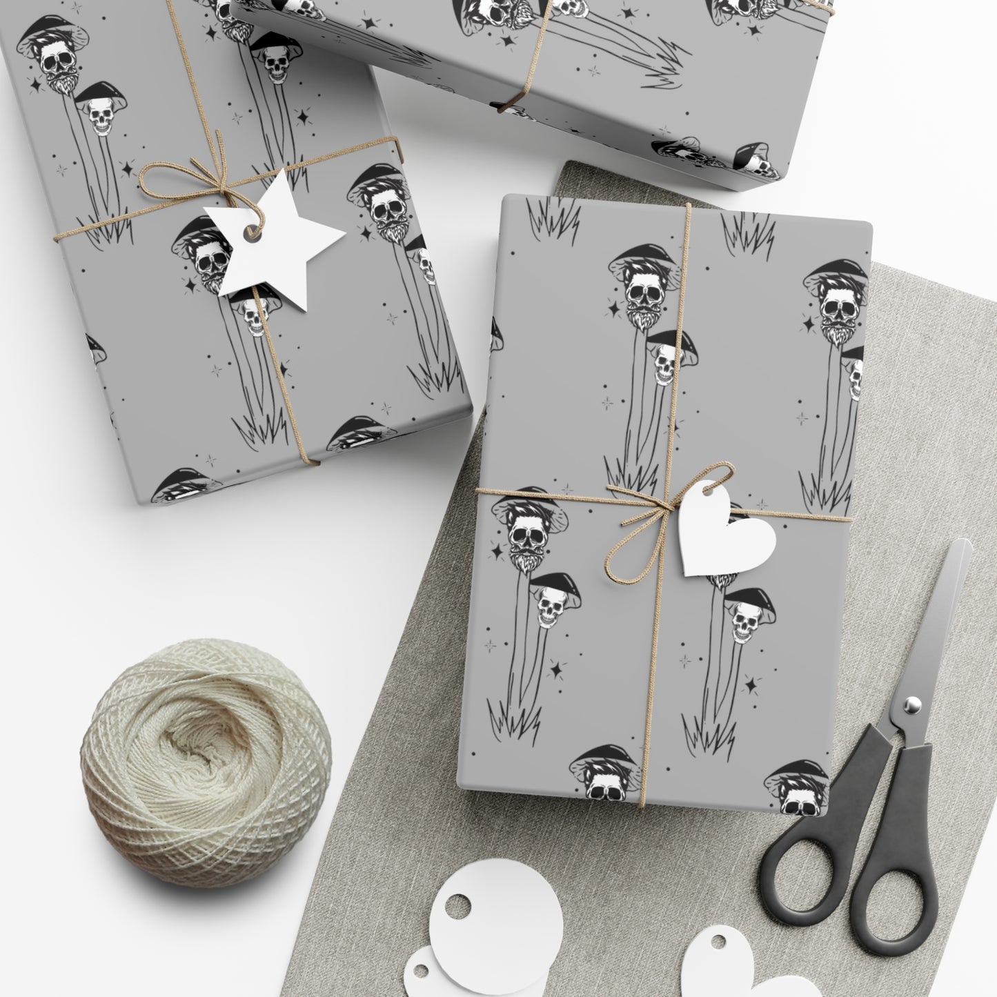 Spooky mushroom Gift Wrap Papers