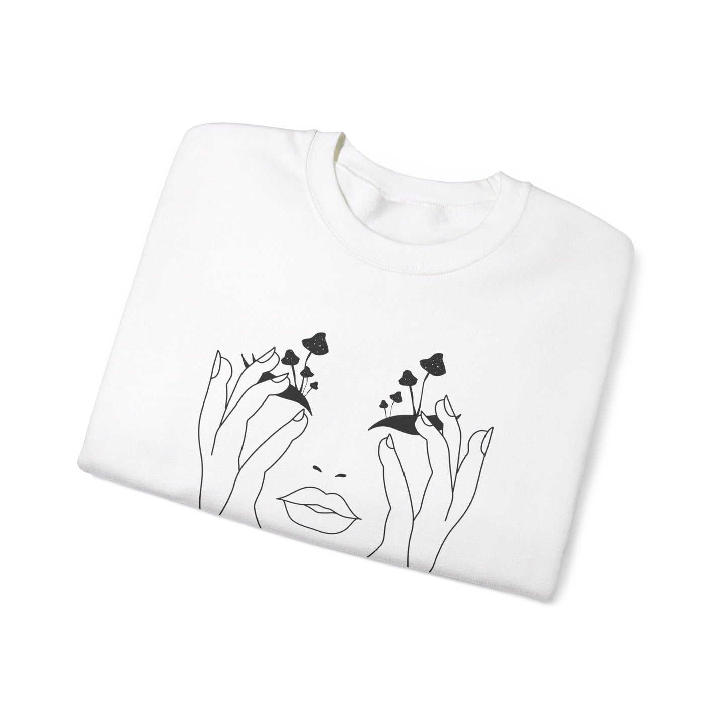 Mushroom obsession- Unisex Heavy Blend™ Crewneck Sweatshirt