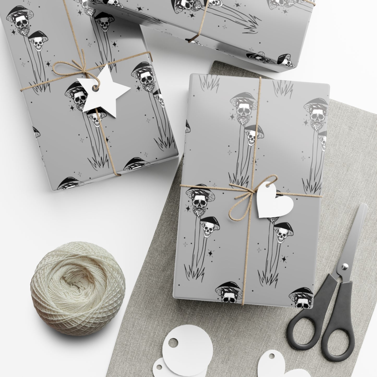 Spooky mushroom Gift Wrap Papers