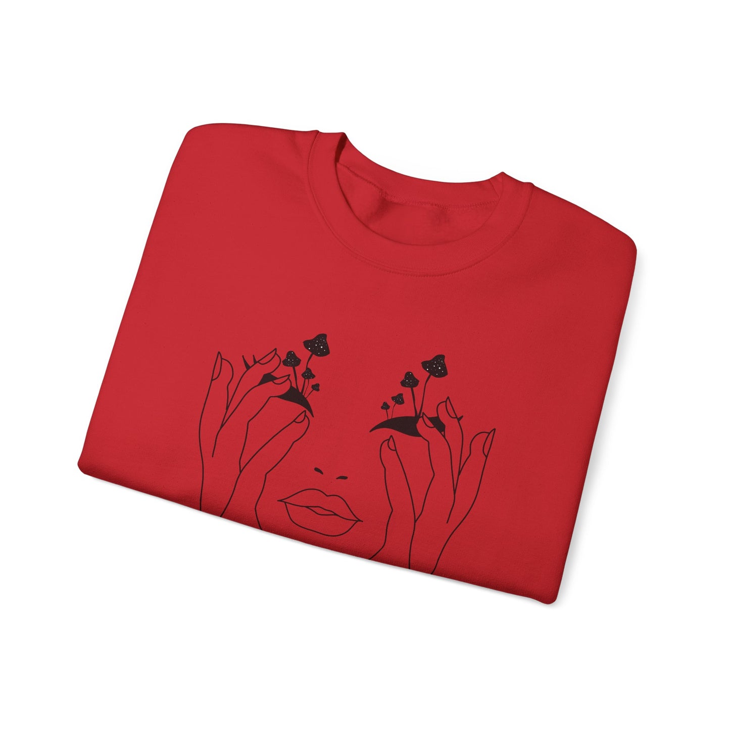 Mushroom obsession- Unisex Heavy Blend™ Crewneck Sweatshirt