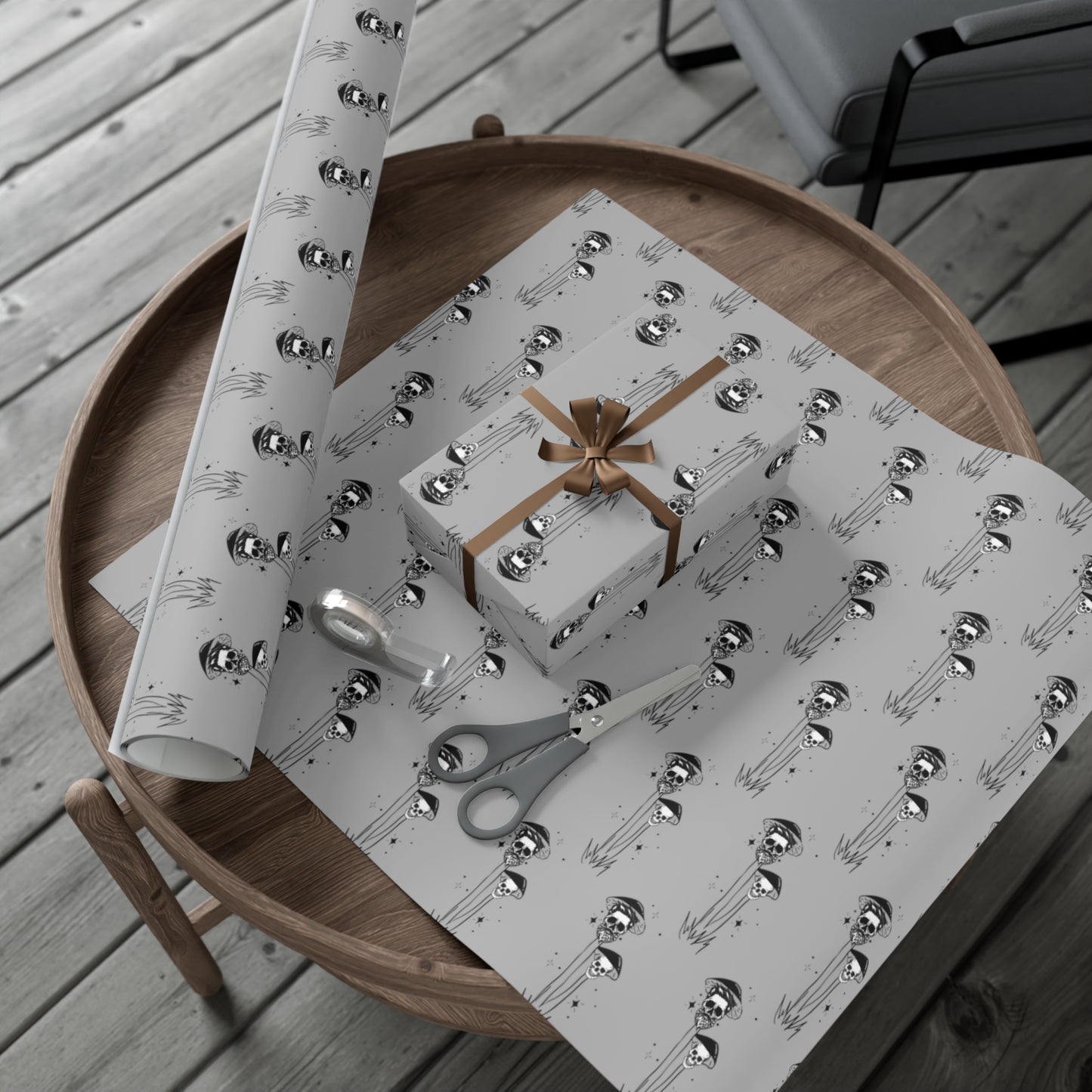 Spooky mushroom Gift Wrap Papers
