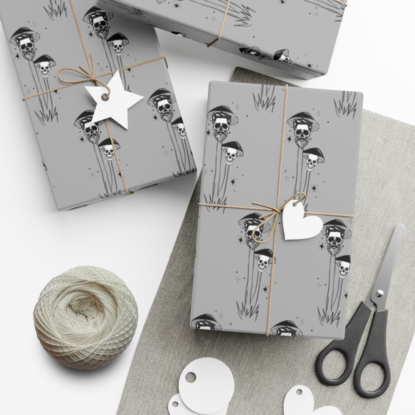 Spooky mushroom Gift Wrap Papers