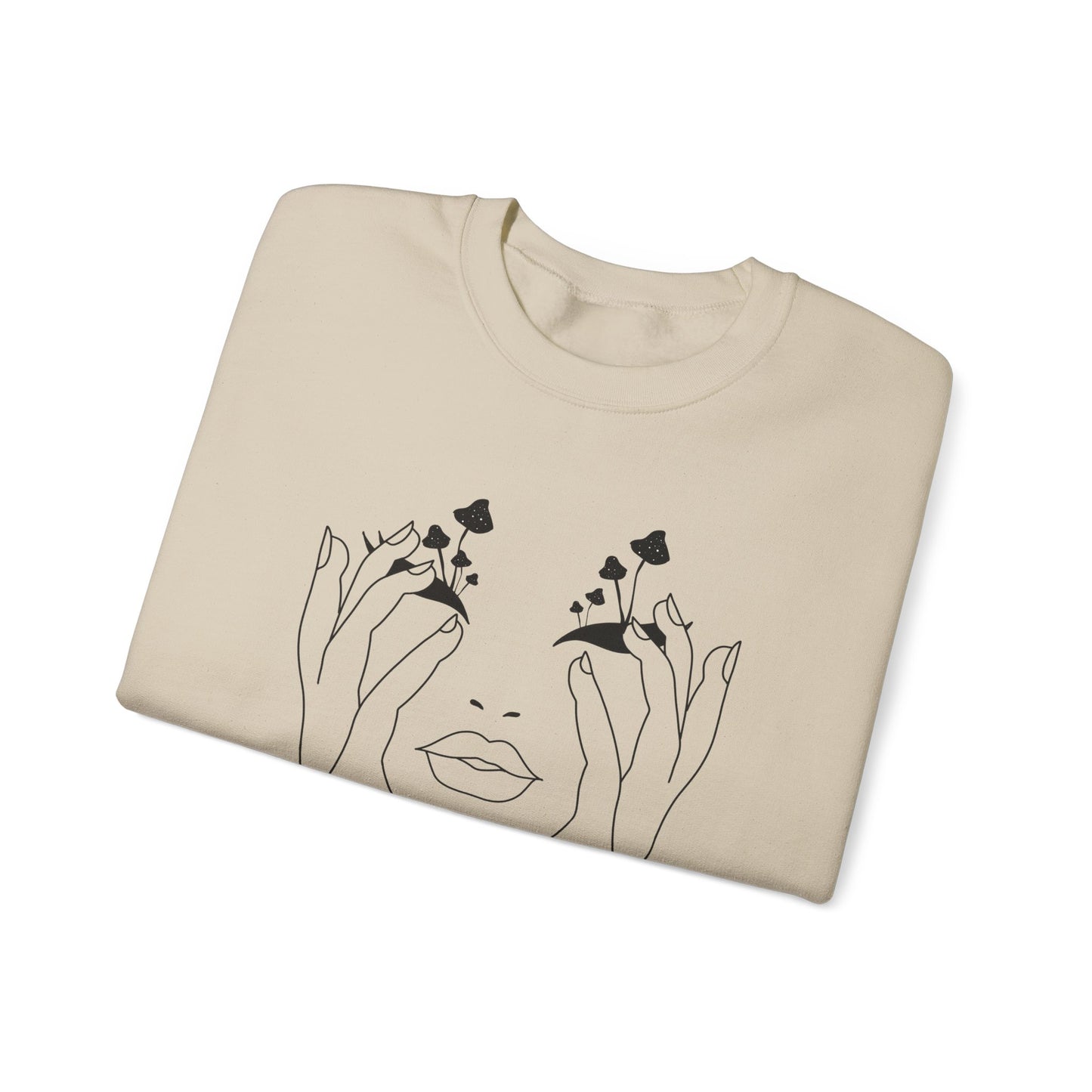 Mushroom obsession- Unisex Heavy Blend™ Crewneck Sweatshirt