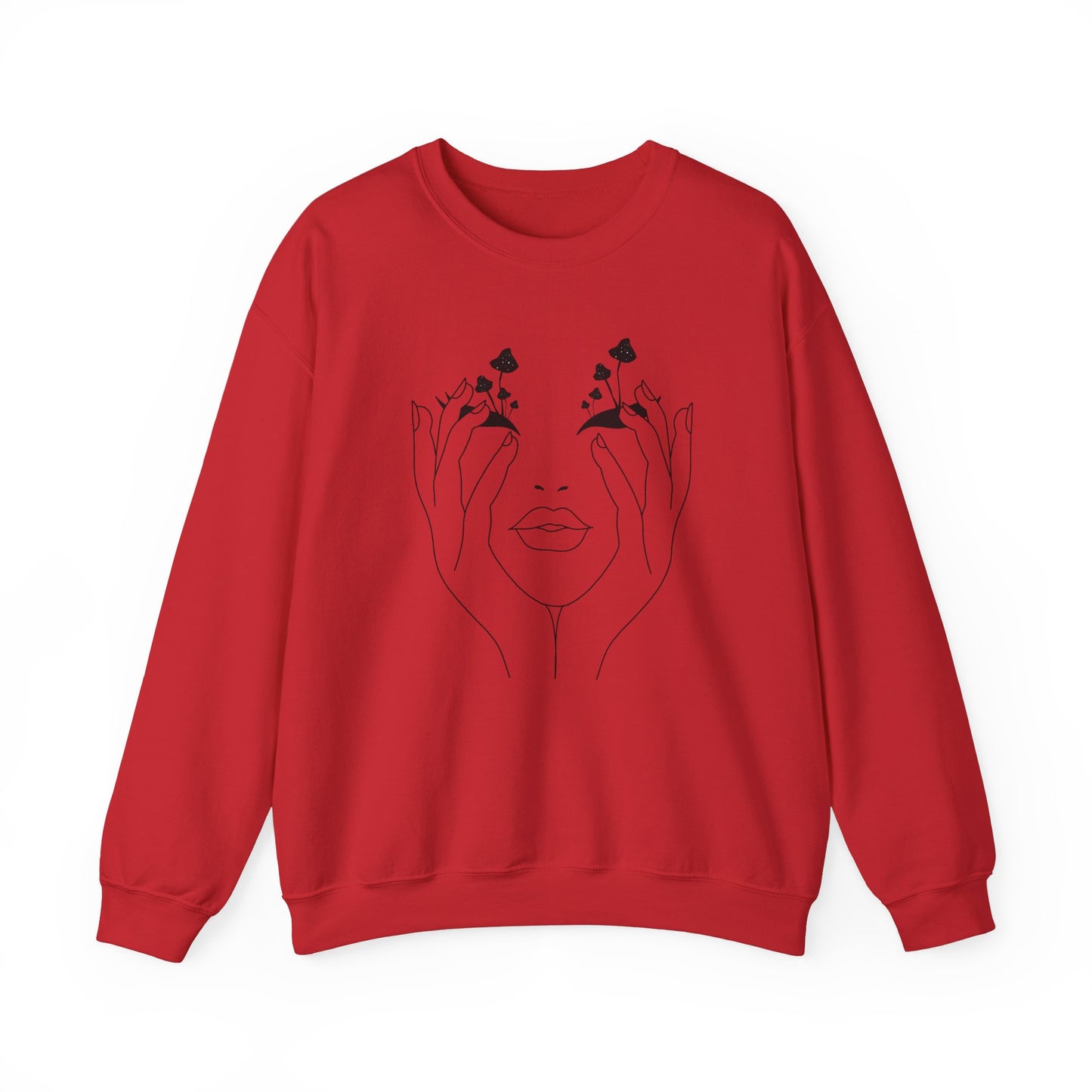 Mushroom obsession- Unisex Heavy Blend™ Crewneck Sweatshirt
