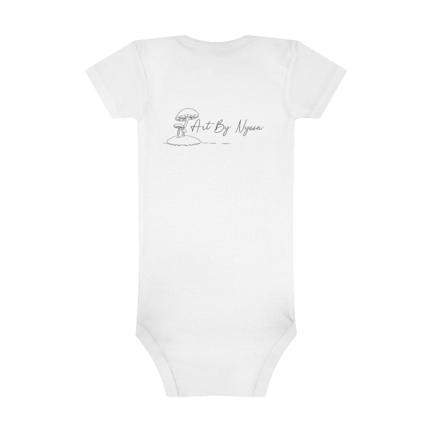 Funny Face Pancakes Onesie® Organic Baby Bodysuit