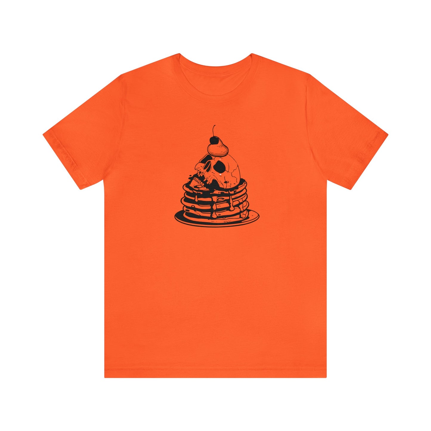 Funny face pancakes Jersey Short Sleeve Tee