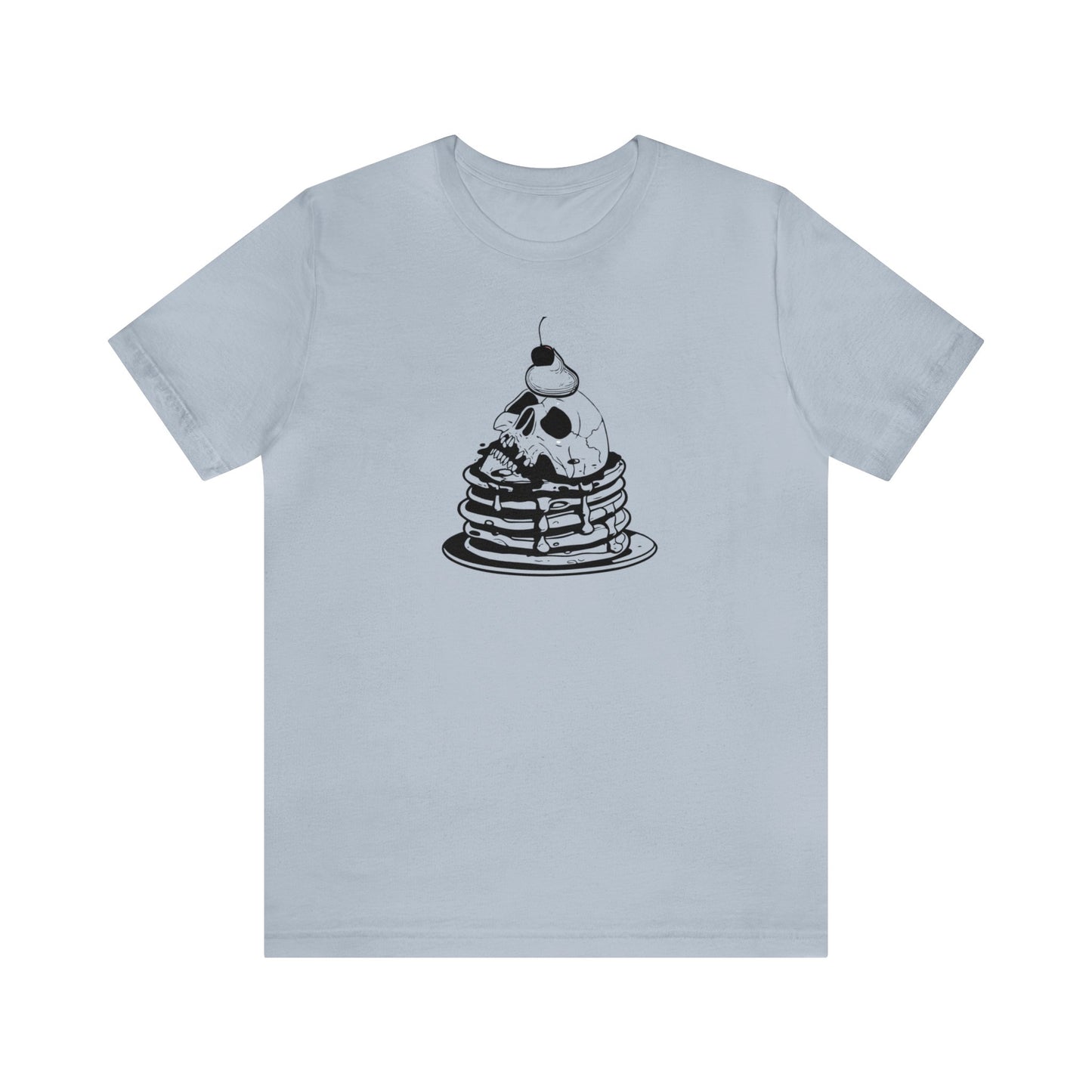 Funny face pancakes Jersey Short Sleeve Tee