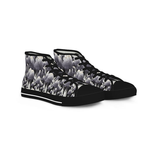 Inky Cap Mushroom Men's High Top Sneakers