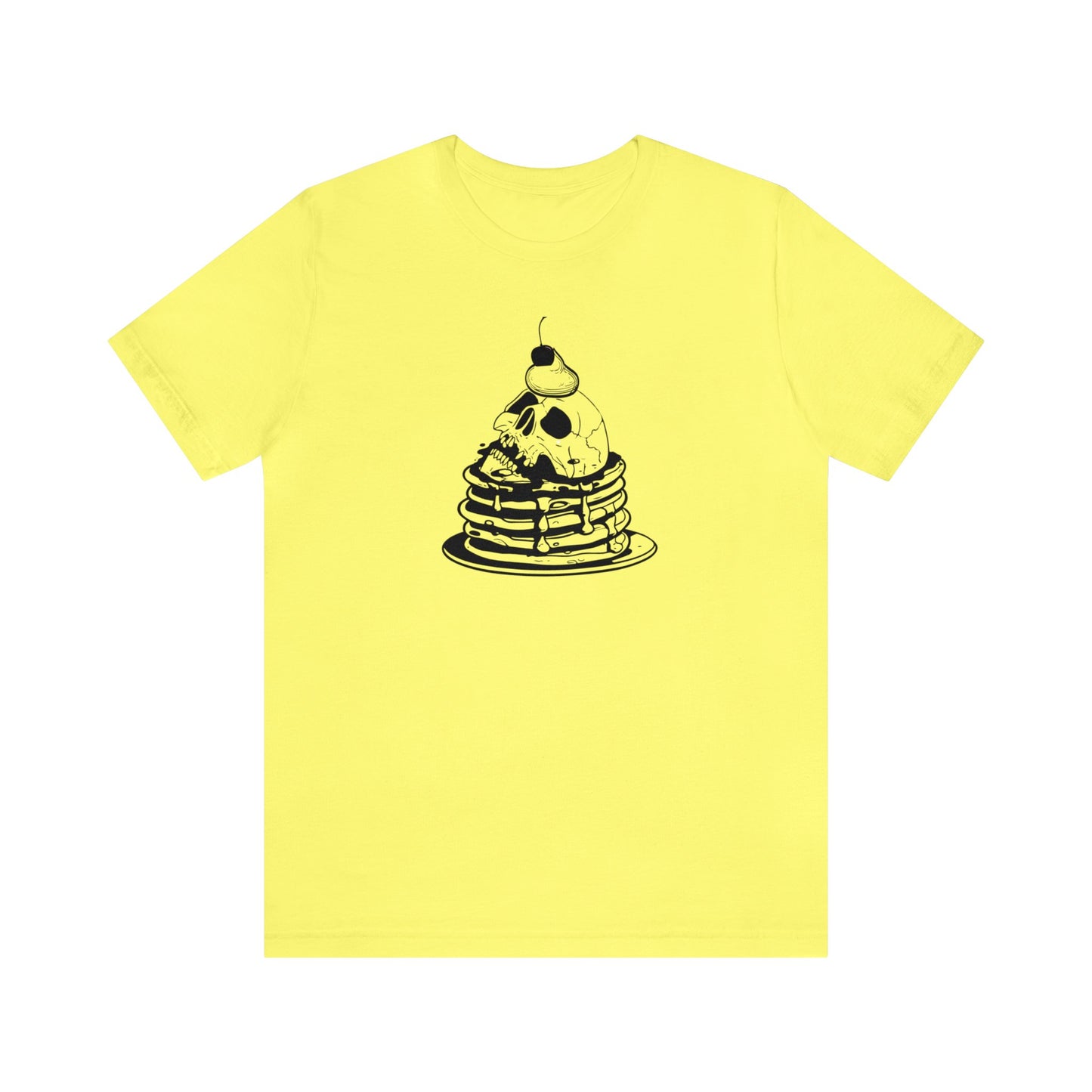 Funny face pancakes Jersey Short Sleeve Tee