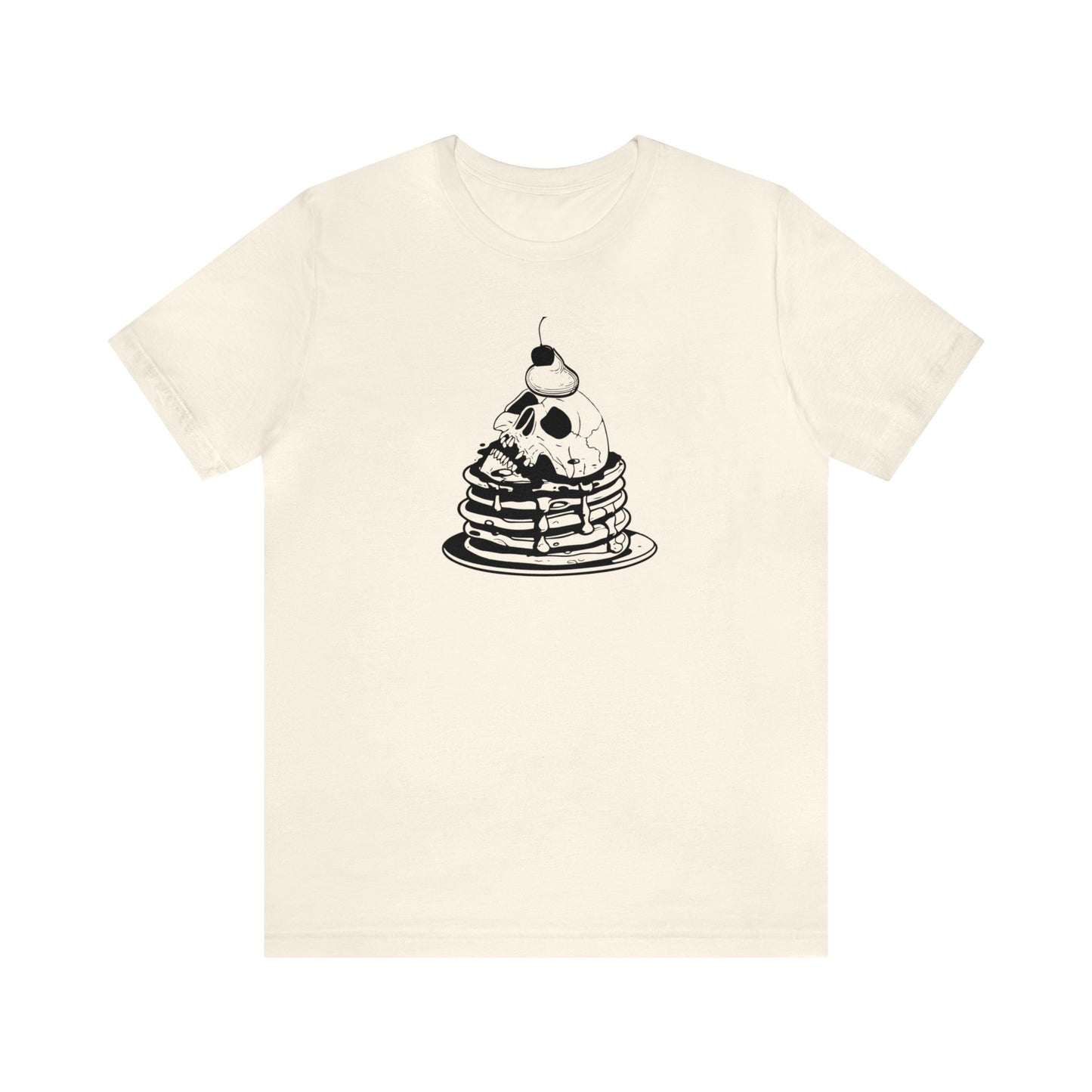 Funny face pancakes Jersey Short Sleeve Tee