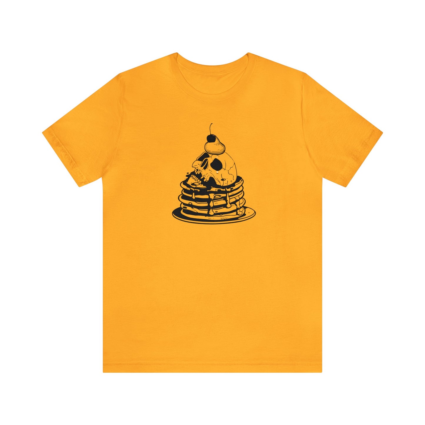 Funny face pancakes Jersey Short Sleeve Tee