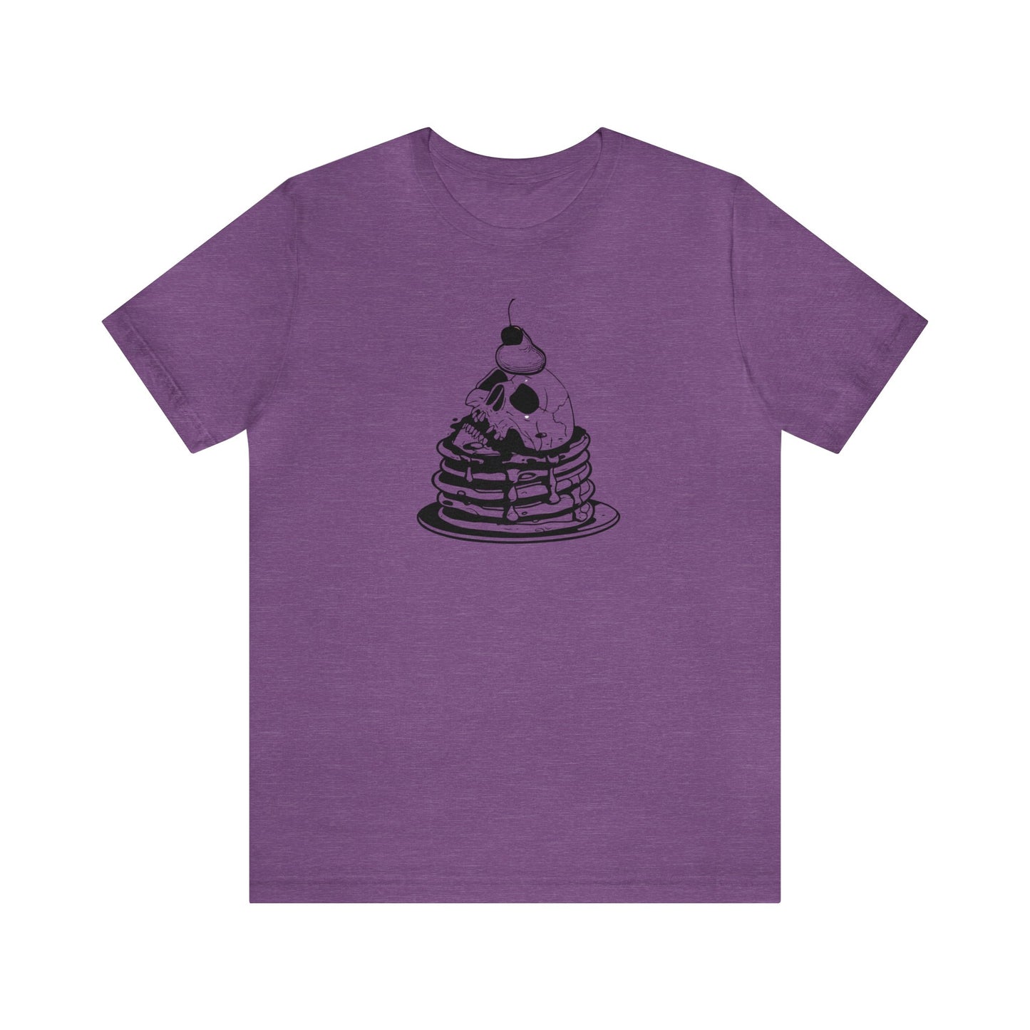 Funny face pancakes Jersey Short Sleeve Tee